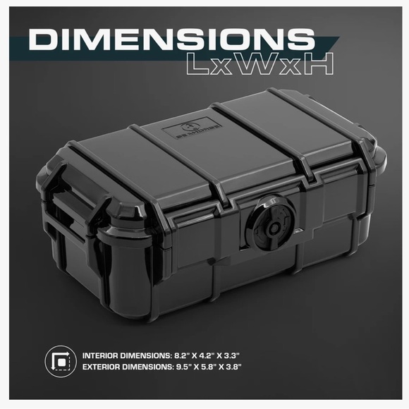 Seahorse SE57 Micro Hard Protective Case in black with rubber boot interior - Picture 6 of 15